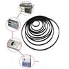 Durable 5PCS Square Cassette Tape Machine Belt Enhances Performances for Recorder, , Repeater DVDs Drives
