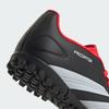 Adidas Predator Club TF Futsal Shoes for Juniors and Kids, MDJ97, Black, Size 21.0 cm, Boys and Girls, Sizes 17-24.5 cm, Unisex