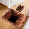 Non-slip Optical Illusion Doormat 3D Flat Bedroom Door Rug Creativity Bathroom Carpet  Home Decor