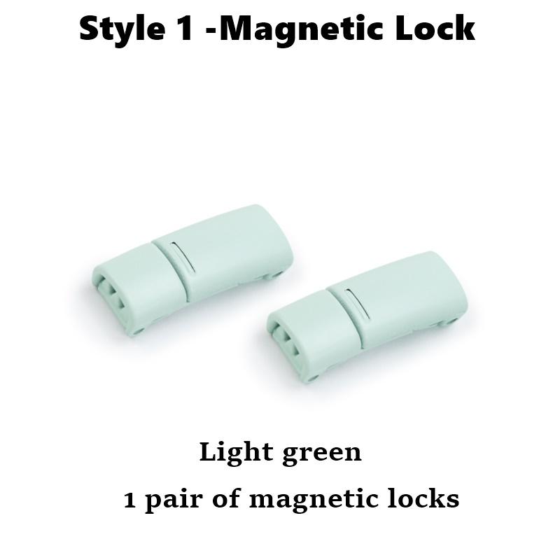 Fashion Metal Shoelace Magnetic Buckle Shoes Accessories Sneaker Kits Metal Laces Buckle 4 Style Shoe Decorations