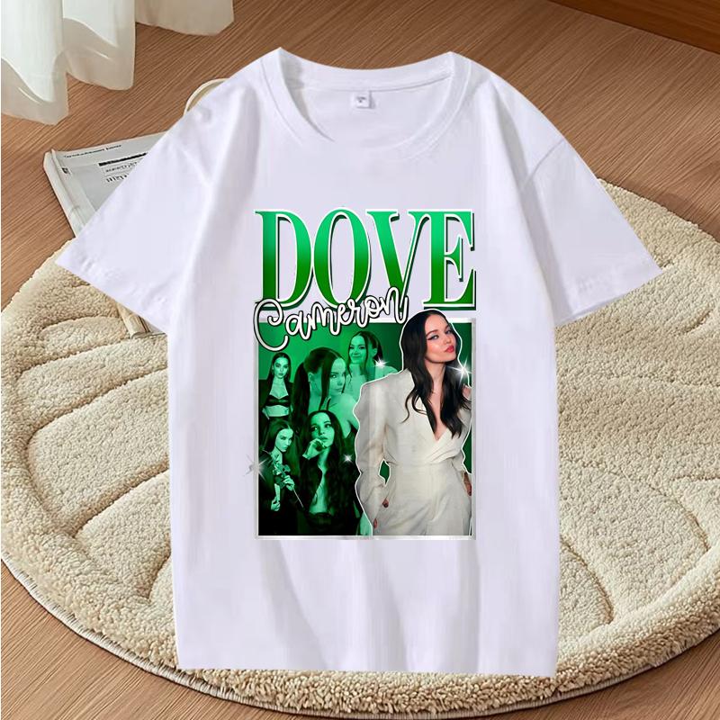 Dove Cameron Y2K Tee Boyfriend T Shirt Unisex Women Oversized 100 Cotton Graphic Short Sleeve Summer Print Unisex Plus Size Tops
