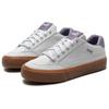 Puma Court Classic Series Vulc Fabric Synthetic Leather Retro Fashion Casual Lightweight Low-Top Sneakers Women Sneakers White Purple 395020-10