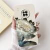 For Huawei Y9A Case Cover Luxury Fashion Flowers Kawaii Cute Cat Shockproof Phone Case For Huawei FRL-22 FRL-23 FRL-L22 FRL-L23