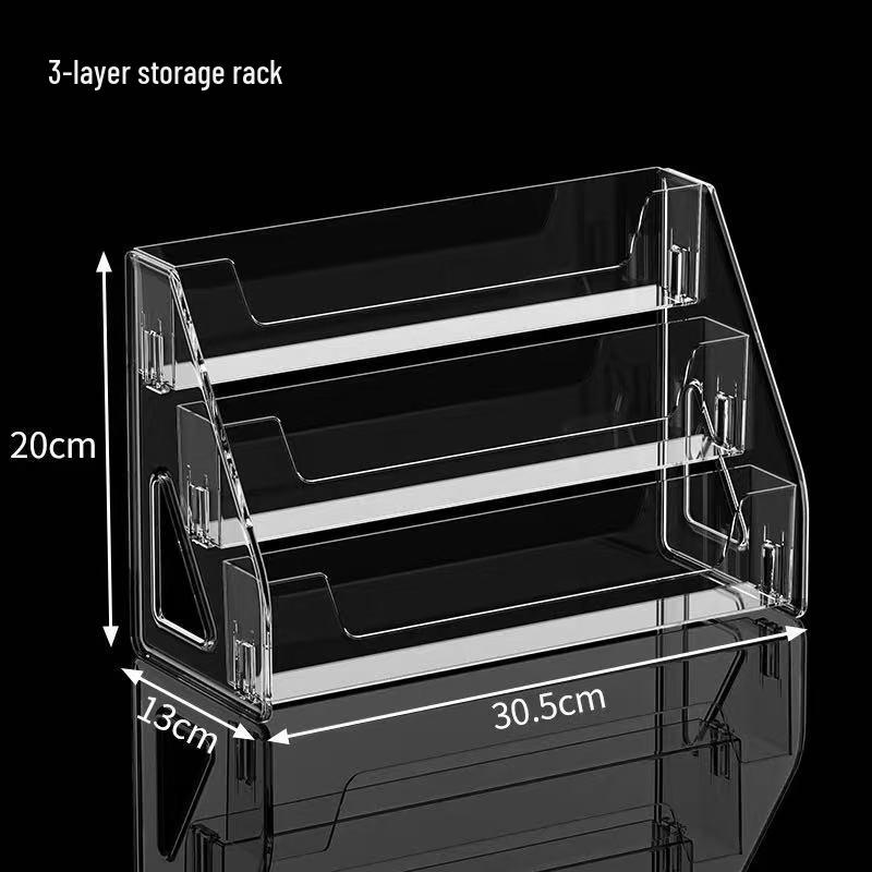 Acrylic Cosmetic Organizer: Perfume, Lipstick, Eyeshadow, Skincare Storage Rack