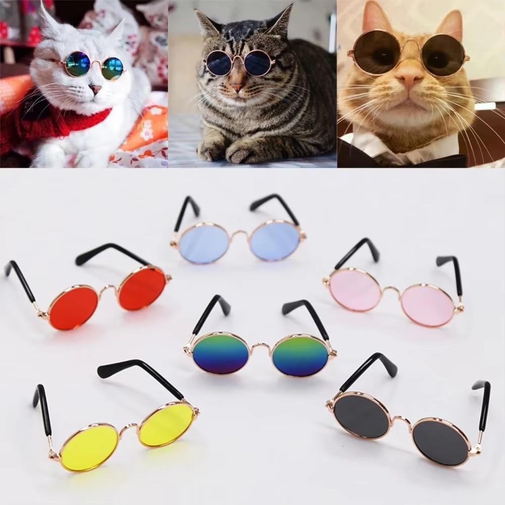 UV Protection Cat Sunglasses Vintage Dog Glasses Cute Pet Sunglasses  Pet Accessories