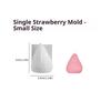 Stampo Riutilizzabile in Silicone a Forma di Fragola Stampo 3D per Candele Aromatiche e Cera Stampo Fai da Te per Candele e Sapone per Tutti i Livelli di Abilità