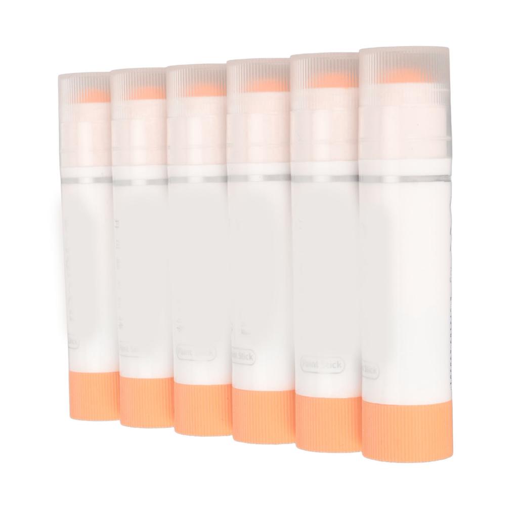 6-teilige Farbstifte, schnelltrocknend, waschbar, lebendige, reine Farbe, einfach zu verwendende Farbstifte zum Ausmalen