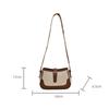 Elegant Women's Contrast Color Woven Crossbody Bag Chic Lightweight Anti-Theft Design Small Shoulder Bag Perfect for Any Occasion AVE