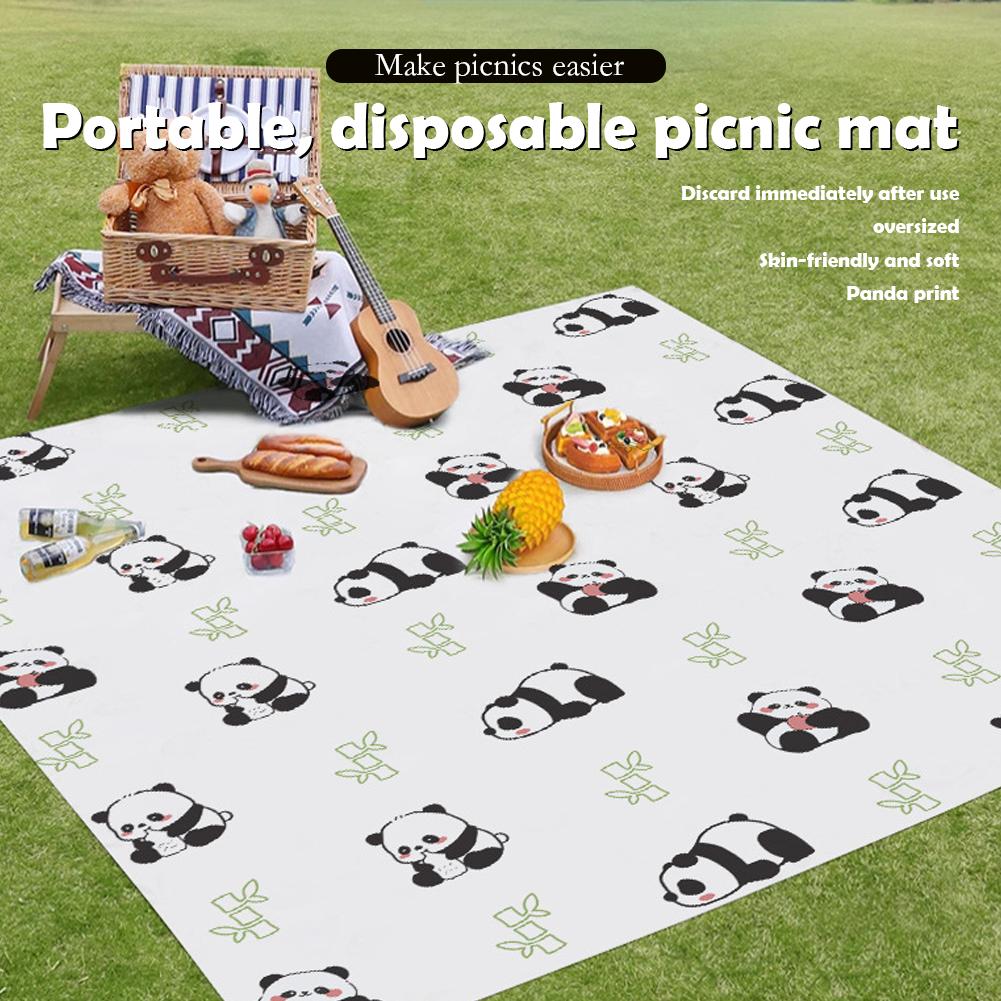 Thickened Moisture Proof Disposable Picnic Mat Large Size Portable Outdoor Camping Beach Blanket Eco Friendly Soft Foldable
