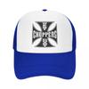 Personalized West Coast Iron Cross Choppers Baseball Cap Outdoor WoUnisex Unisex's Adjustable Trucker Hat Spring Snapback Caps
