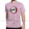 Vintage Demon Slayer Anime T Shirt Men Round Collar 100 Cotton T Shirt Short Sleeve Tees