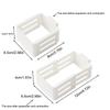 1pc Compact Retractable Hanging Box for Refrigerators Non-food Contact Use Adjustable for Side Doors