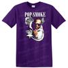 Pop Smoke T Shirt Featuring Rose Star Design Graphic Vintage Style Tee
