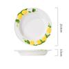 Zitronen-Keramik-Essteller Wasserbecher Milchkännchen Snackschale Dessertteller Obstteller Salatschüssel Pastagericht Servierteller Tablett