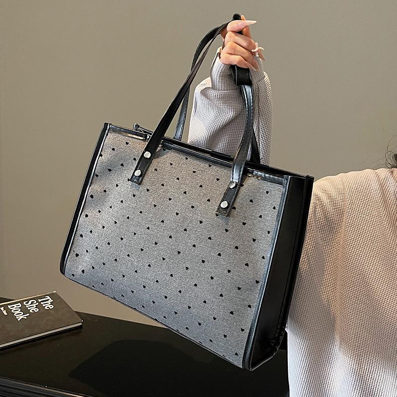 Large Capacity Bag New Korean Tote Bag Casual Women's Bag Shopping Bag Versatile Work Commuter Shoulder Bag