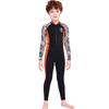 Popular Boys' Long-Sleeve Quick-Dry Sun Protection Swimsuit for Snorkeling