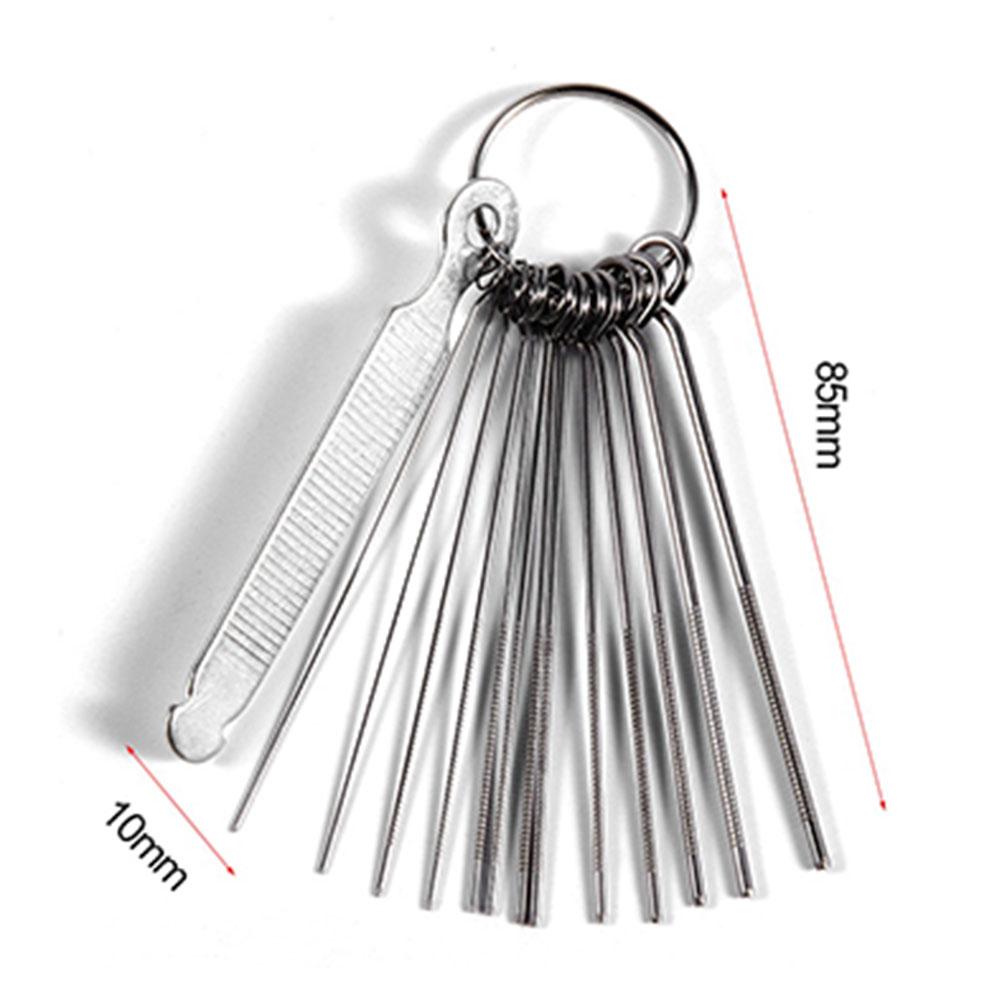 Portable DIY Guitar Repair Tools Guitar Nut Slotting File Saw Rods Slot Filing Set Luthier Replacement Accessory