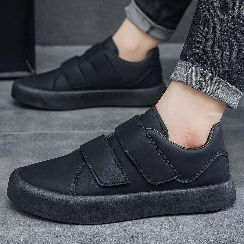 Casual sports shoes, anti-slip flat shoes, men's comfortable spring and autumn breathable vulcanized shoes, large size 46