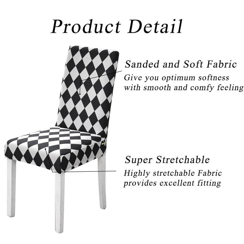 Fundas para sillas de comedor, fundas de licra elásticas, extraíbles y lavables, fundas protectoras para sillas de cocina para banquetes, hoteles y fiestas