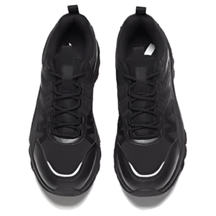 Anta Explore Mountain Fashion Versatile Non-Slip Waterproof Rebound Low-Top Hiking Shoes Men Hiking Shoes Black 912545584-7