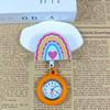 Shiny Cartoon Nurse & Doctor Badge Reel with Retractable PVC Pocket Watch Clip