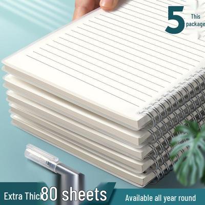 Kolekcja grubych zeszytów B5, A5 w kratkę, A4 w spirali, w linie i pustych