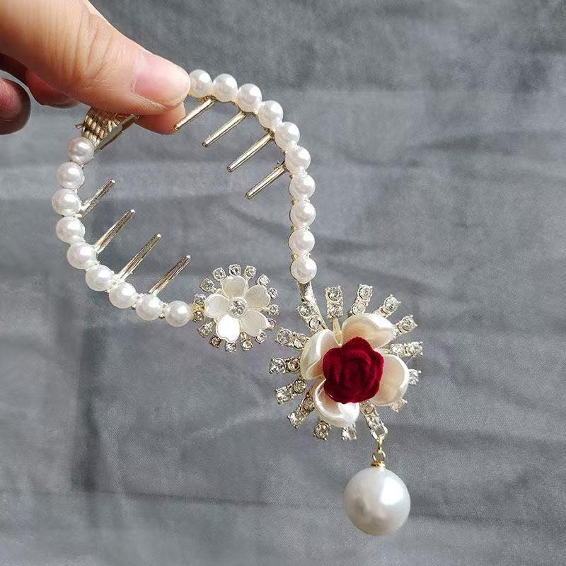 Modern Antique Lily of the Valley Tassel Hairpin - Elegant Updo Clip