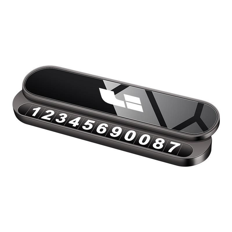 Ideal Temporary Parking Number Plate for Ideal ONE L6-L9, with Phone Display for Car Moving