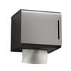 Punch-Free Wall-Mounted Gun Gray Tissue Box and Towel Holder