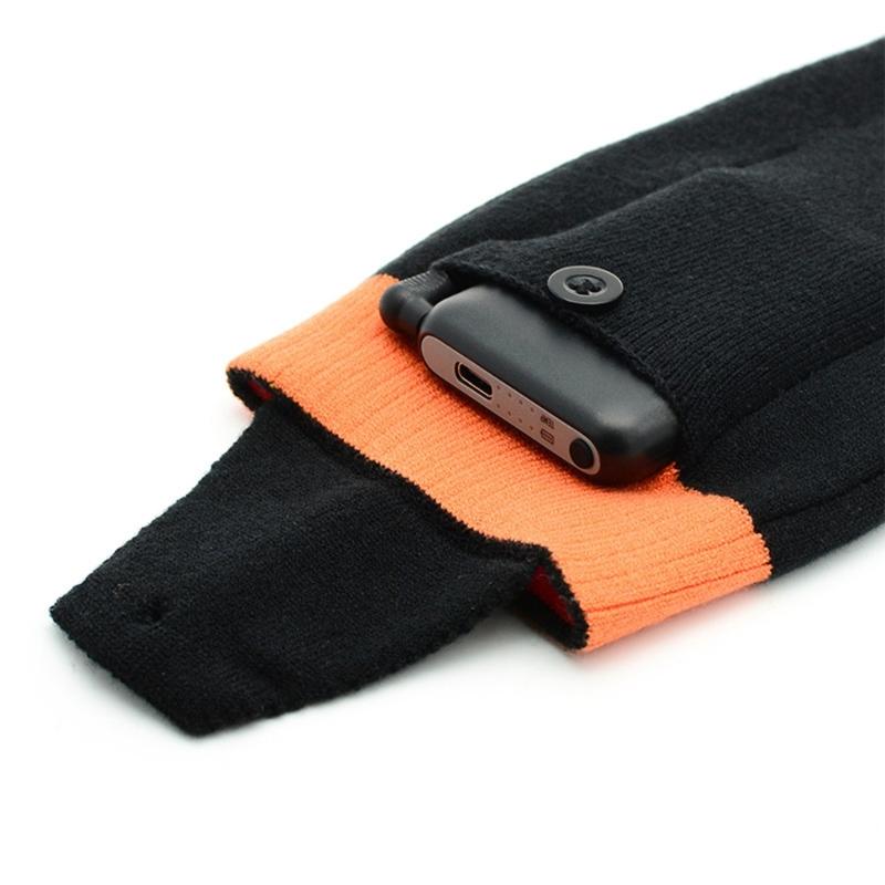Beheizte Socken mit 5000mAh Akku APP-Steuerung Wiederaufladbar Einstellbare Temperatur Baumwollsocken für Outdoor-Aktivitäten