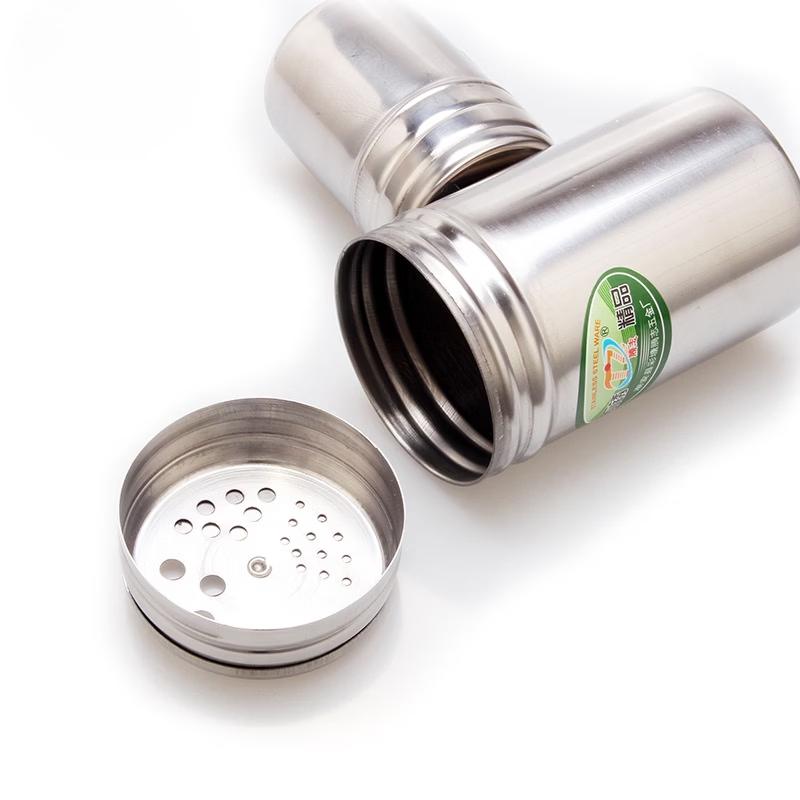 ZISIZ Stainless Steel Spice Jars (10-Pack)