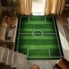Football Field Kids Play Rug Anti Slip Simulated Turf Carpet for Living Room Bedroom Kindergarten Game Mat Home Decoration Green