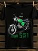 Simson Vintage Polska Motocykl Graficzny T-shirt