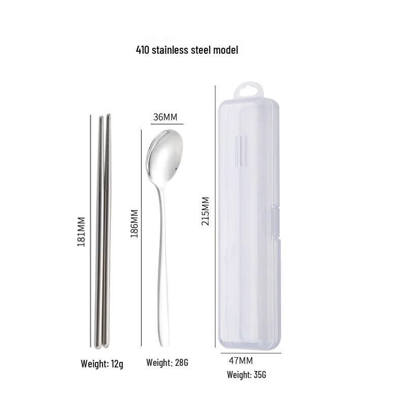 abay 304 Stainless Steel Portable Cutlery Set