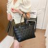 Urban Chic Großes Fassungsvermögen Sommer-Tragetasche Für Damen Stilvoll 2022 Neu Pu-Schultertasche