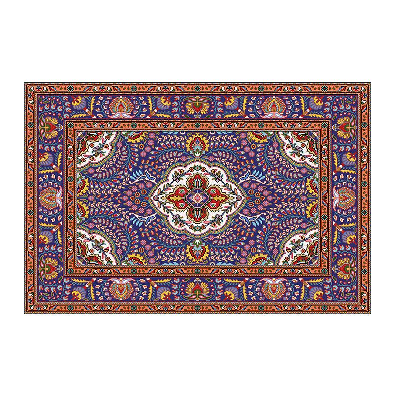 American Retro Carpet Ethnic Persian Style Living Room Sofa Mat Bedroom Bedside Non-slip Rug Multiple Sizes Home Decoration