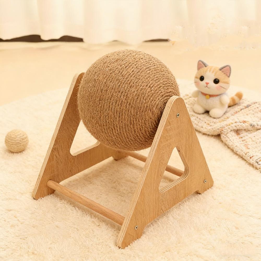 Sisal Cat Scratching Board Cat Claw Grinding Ball Durable Cat Tree Cat Interactive Toy