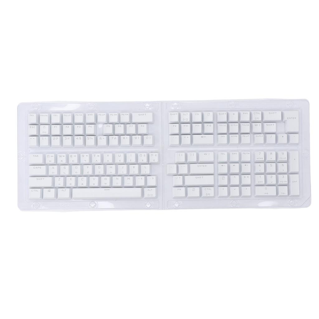 132 Keys Korean Keycaps OEM Height Keycap Replacement for 61 62 64 68 72 75 84 87 88 98 100 104 108 Mechanical Keyboard