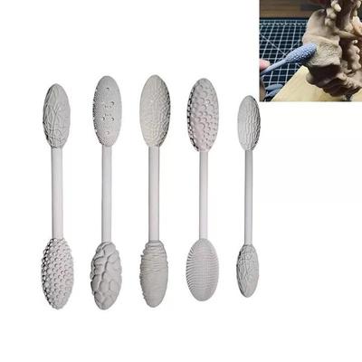 1Pcs Texture Tool For Clay Art Clay Modeling Pattern Rollers Texture Rolling Emboss Plaids Hand Rollers For Diy Crafts