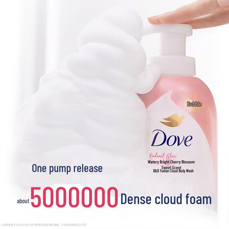 Dove Cherry Blossom Amino Acid Foaming Shower Milk