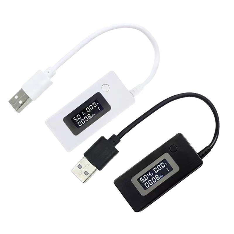 Lcd Micro Usb Charger Battery Capacity Voltage Current Tester Meter Detector +Load Resistor 2A/1A With Switch Voltmeter Ammeter