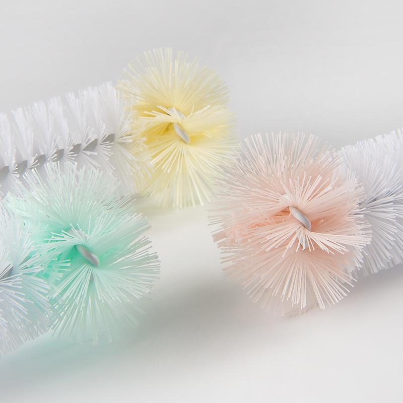 Tassenbürste mit langem Griff für Teeflecken: Babyflaschen-, Glas-, Wasserkocher- und Teetassenreiniger