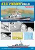 Platz Dragon 1/700 Scale Model Kit of the USS Pinckney DDG-91 Aegis Missile Destroyer (DR7057)