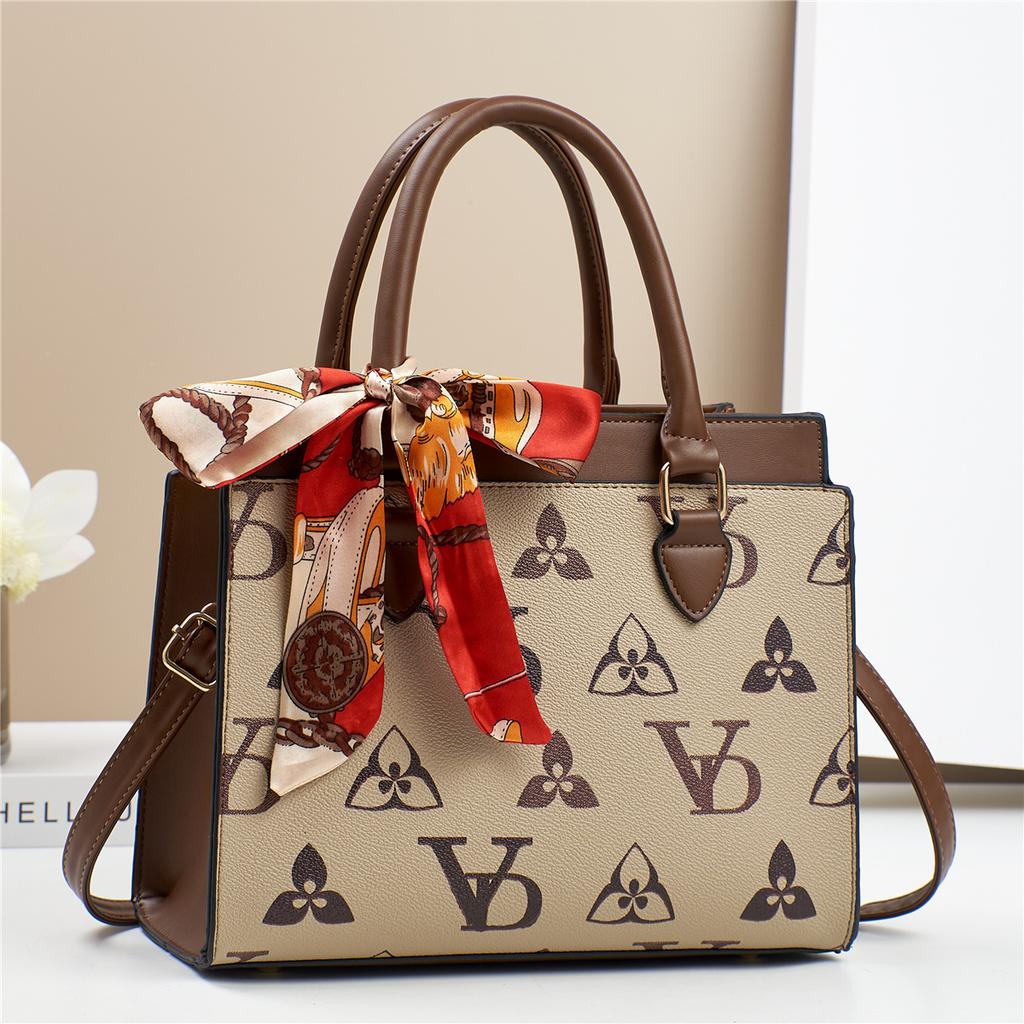 Women Luxury Design Tote Bag Large Capacity Ladies Handbag Fashion Printing Shoulder Bag Trendy New Ladies Shopping Bag