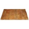 Vidaxl Blat Stołu Z Naturalną Krawędzią, 100X80X2,5 Cm, Drewno Mango