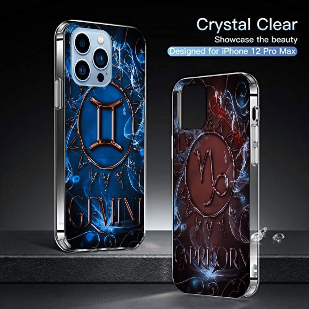 Libra Pisces Virgo Capricorn Aquarius Taurus Cases Phone Case For Iphone 17E 16E 17 Air 16 Pro Max 15 Pro 14 Plus 11 13 12 Mini