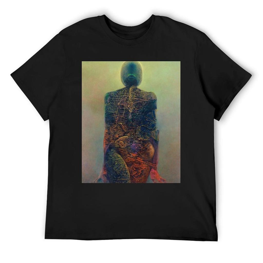 Zdzislaw beksinski Magliette magliette figure anime magliette da uomo alta qualità