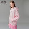 Teenie Weenie Women's Bear Graphic Hooded Sweatshirt