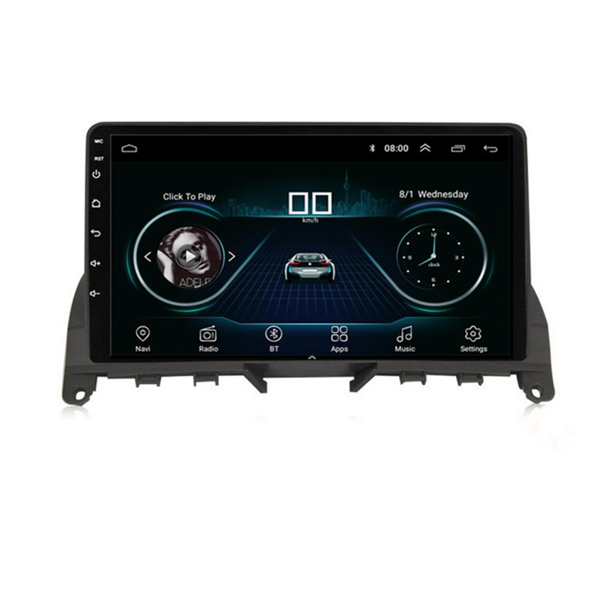 Portable Carplay Screen For Mercedes Benz C Class W204 S204 2007 2010