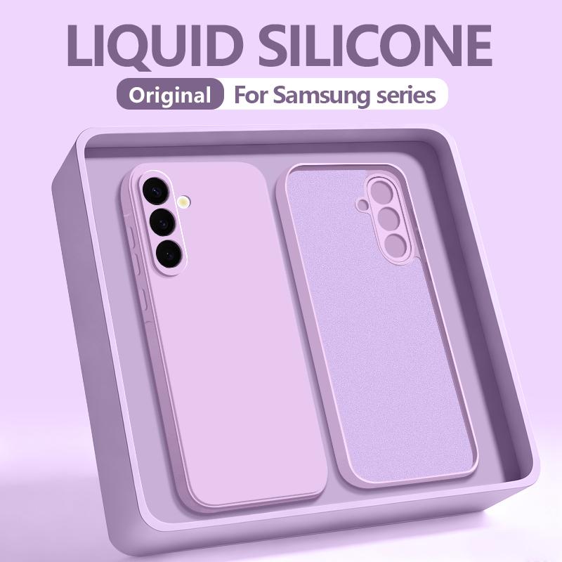 Soft TPU Phone Case For Samsung Galaxy S26 S24 S23 S25 Ultra Edge S24 S25 FE A57 A56 A17 A55 A16 A15 5G Liquid Silicone Cover